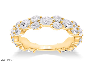 Prong Setting Three Quarter Eternity Diamonds Rings