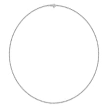 Prong Setting Tennis Necklace Diamonds Necklace