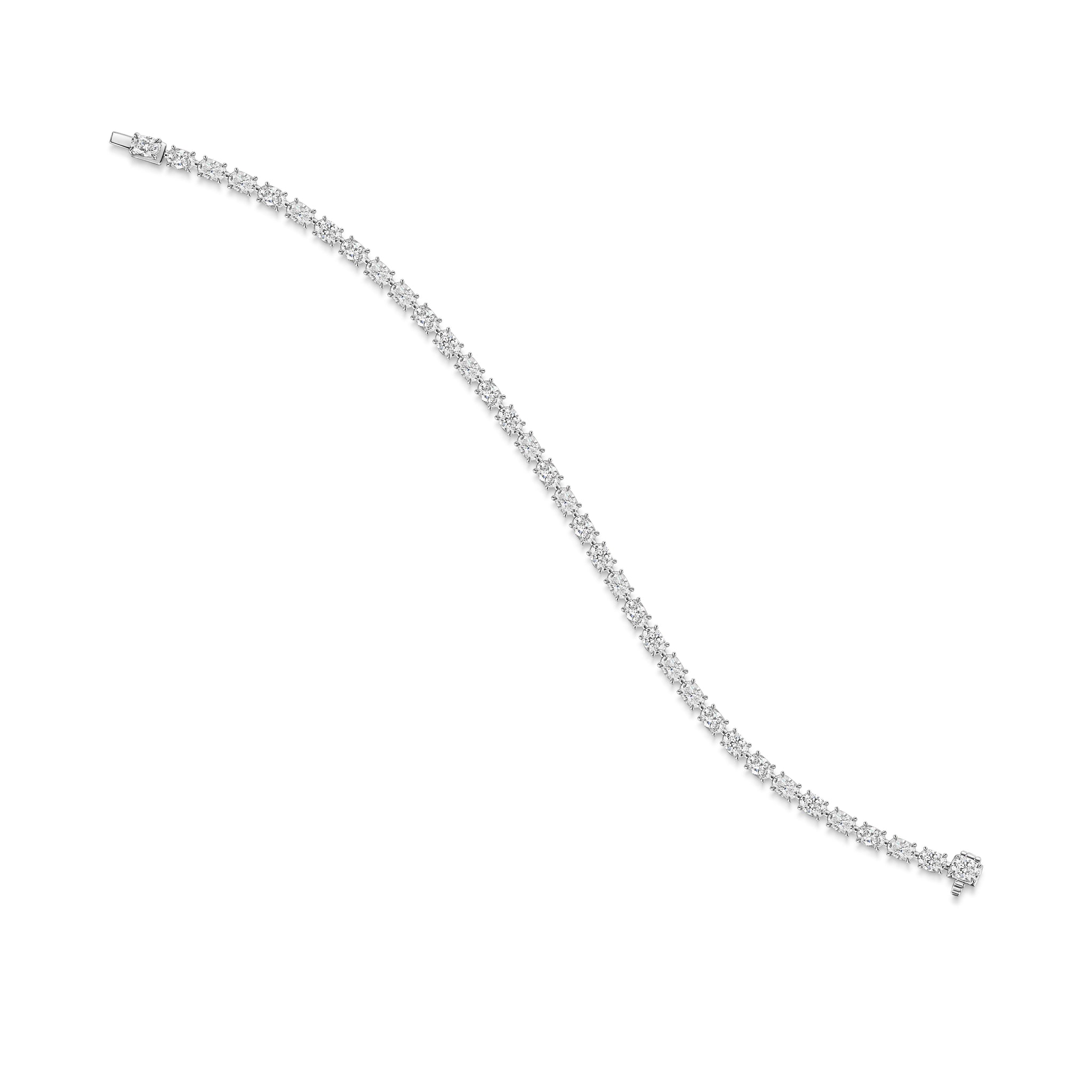 Talon Setting Tennis BraceletDiamonds Bracelets