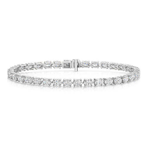 Talon Setting Tennis BraceletDiamonds Bracelets