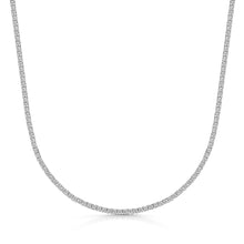 Prong Setting Tennis Necklace Diamonds Necklace