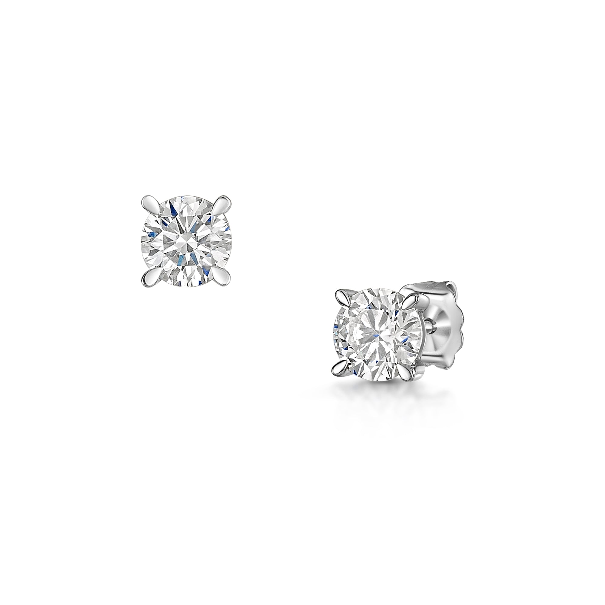 Prong Setting Halo Earring