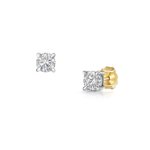 Prong Setting Halo Earring