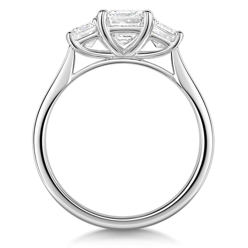 Talon Setting Three Stone Diamond Ring