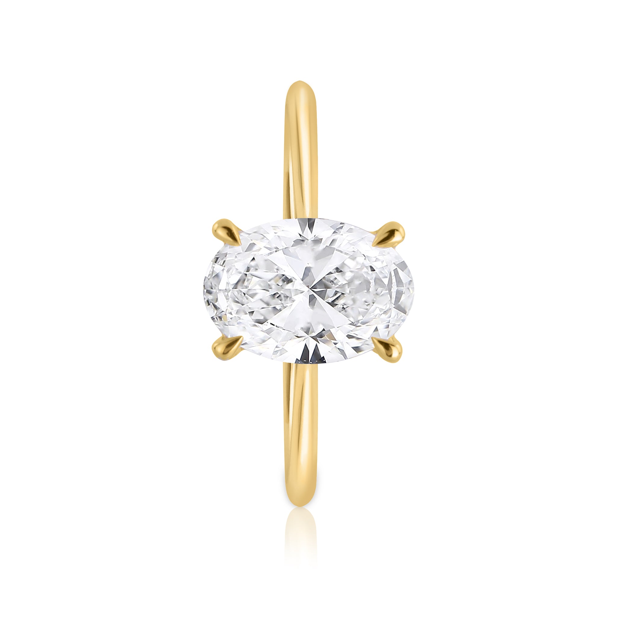 Talon Setting Solitaire Diamonds Rings
