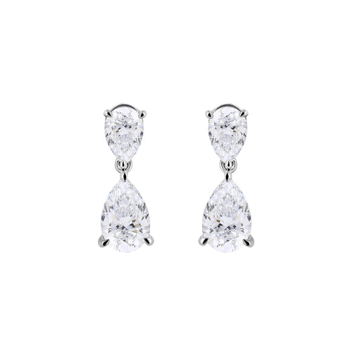 Talon Setting DropDiamonds Earrings