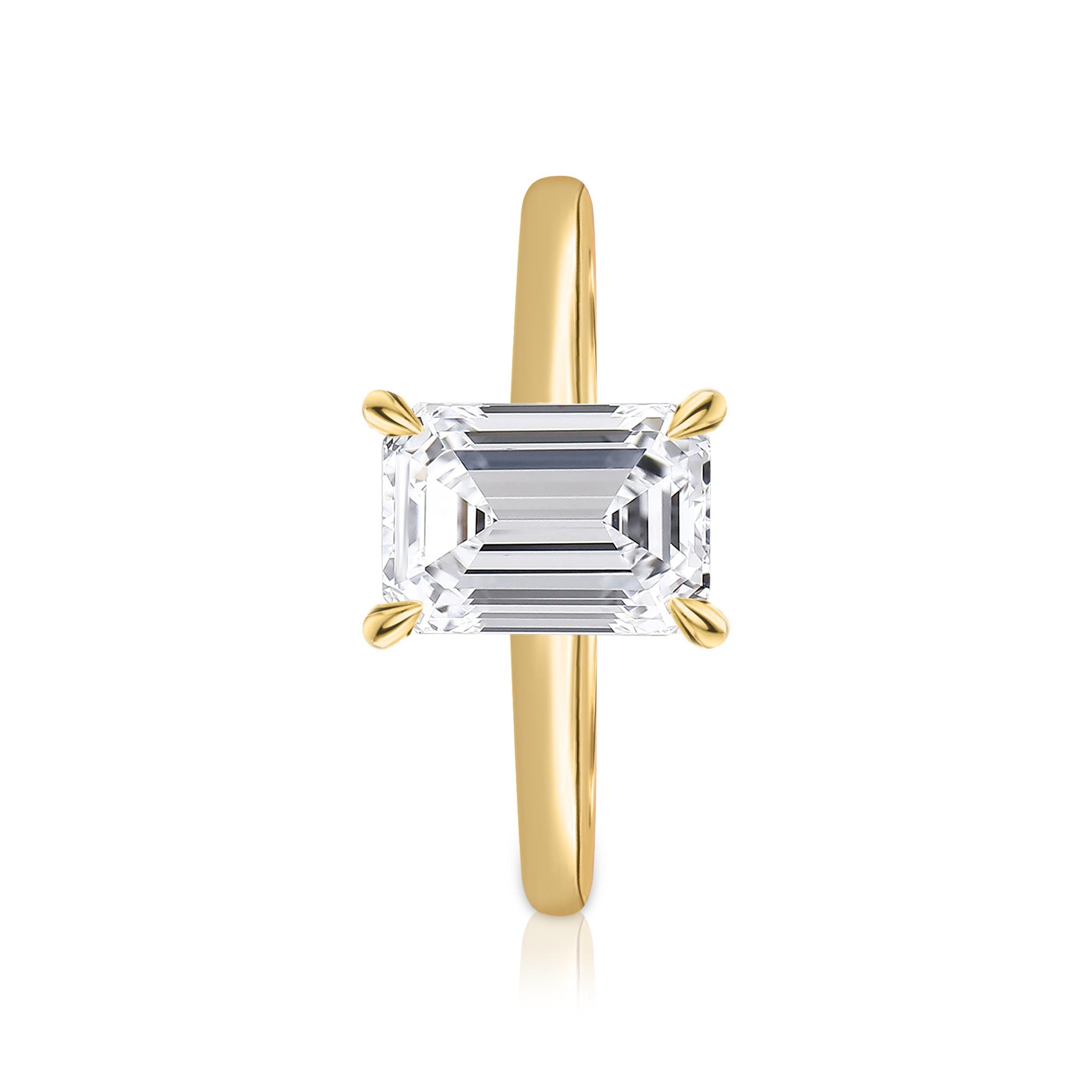 Talon Setting Solitaire Diamonds Rings