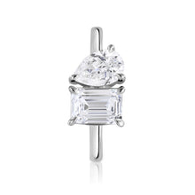 Talon Setting Two Stone Ring Diamonds Rings