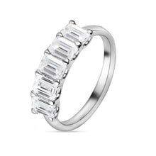 Talon Setting Five Stone Ring Diamonds Rings