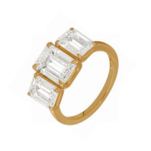 Talon Setting Three Stone Ring Diamonds Rings