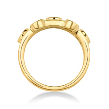 Bezel Setting Multi-Stone Diamonds Rings