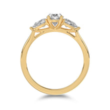 Prong Setting Three Stone Ring Diamonds Rings