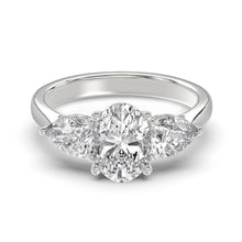 Prong Setting Three Stone Ring Diamonds Rings