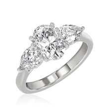Prong Setting Three Stone Ring Diamonds Rings