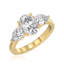 Prong Setting Three Stone Ring Diamonds Rings