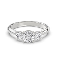 Prong Setting Three Stone Ring Diamonds Rings