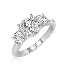 Prong Setting Three Stone Ring Diamonds Rings