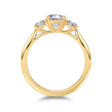 Prong Setting Three Stone Ring Diamonds Rings