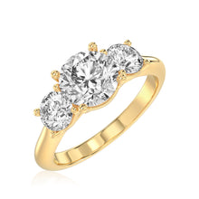 Prong Setting Three Stone Ring Diamonds Rings