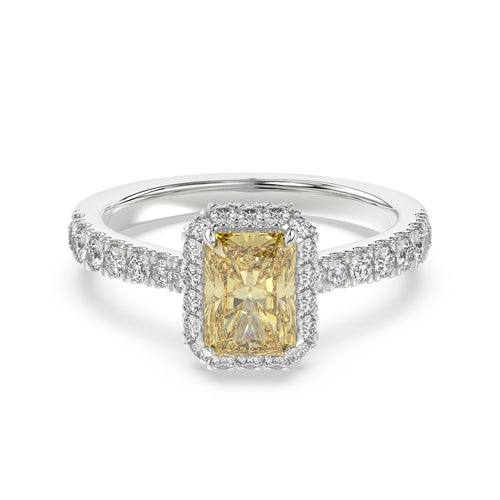 Talon Setting Halo Diamonds Rings