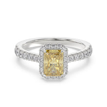 Talon Setting Halo Diamonds Rings