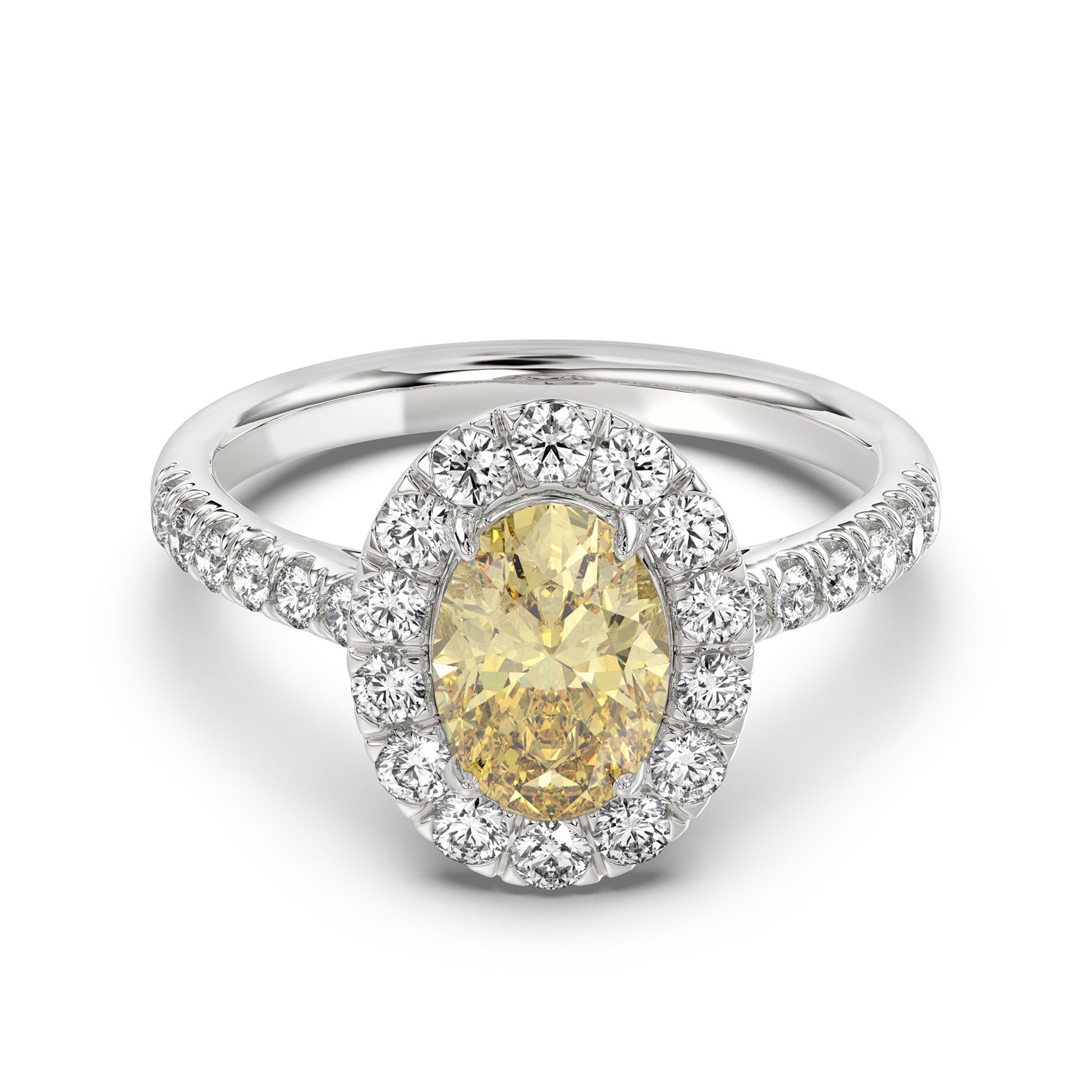 Talon Setting Halo Diamonds Rings