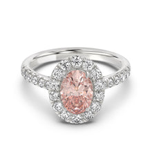 Talon Setting Halo Diamonds Rings