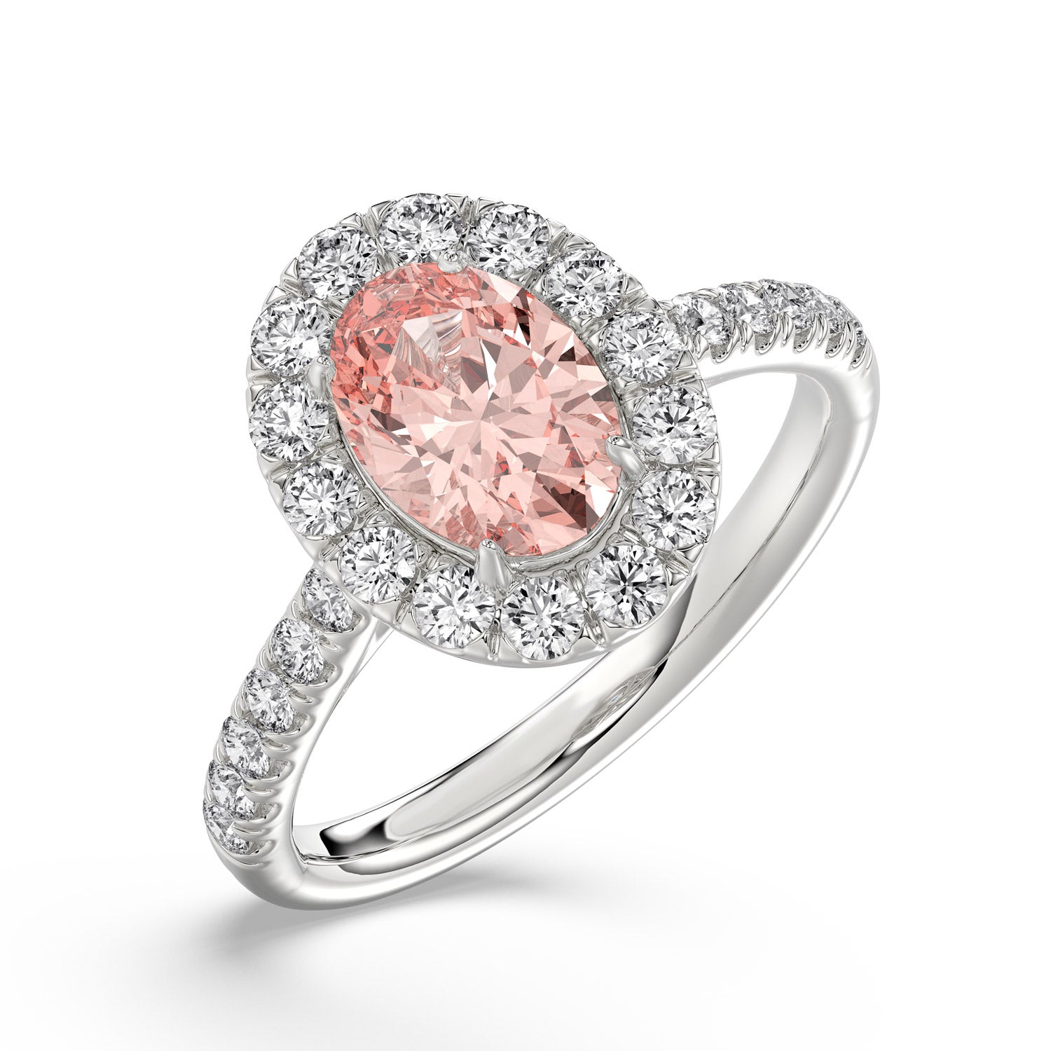 Talon Setting Halo Diamonds Rings