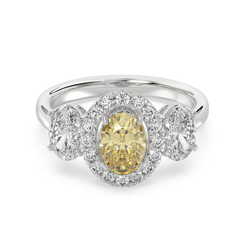 Talon Setting Halo Diamonds Rings