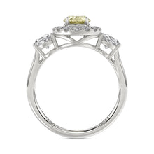 Talon Setting Halo Diamonds Rings