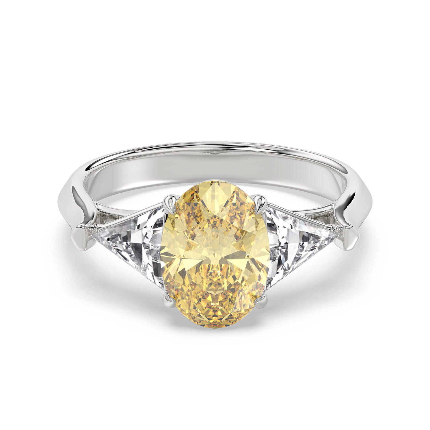 Talon Setting Three Stone Ring Diamonds Rings