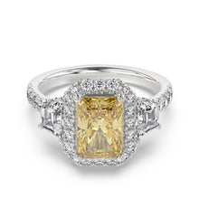 Talon Setting Halo Diamonds Rings