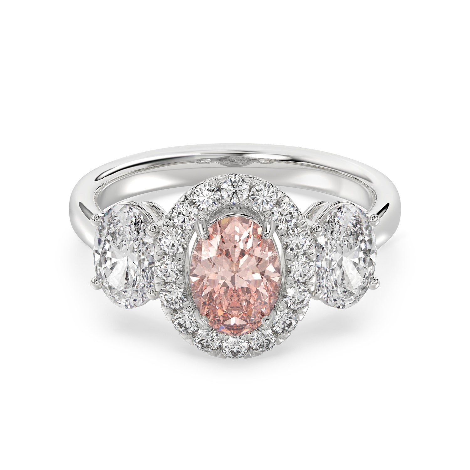 Talon Setting Halo Diamonds Rings