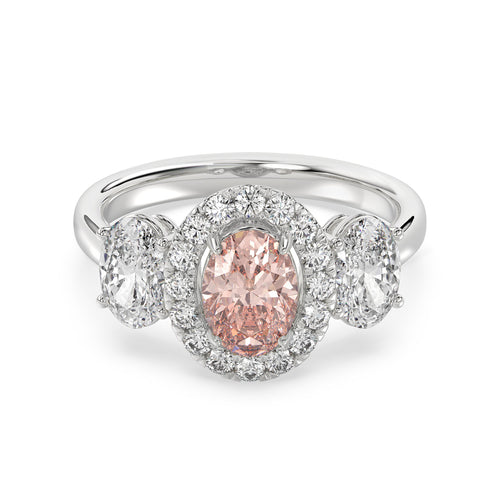 Talon Setting Halo Diamonds Rings