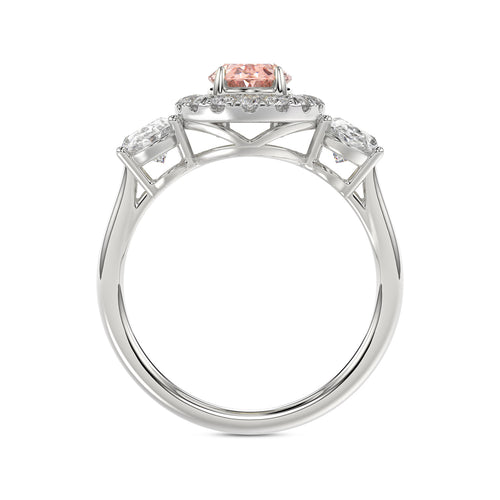 Talon Setting Halo Diamonds Rings
