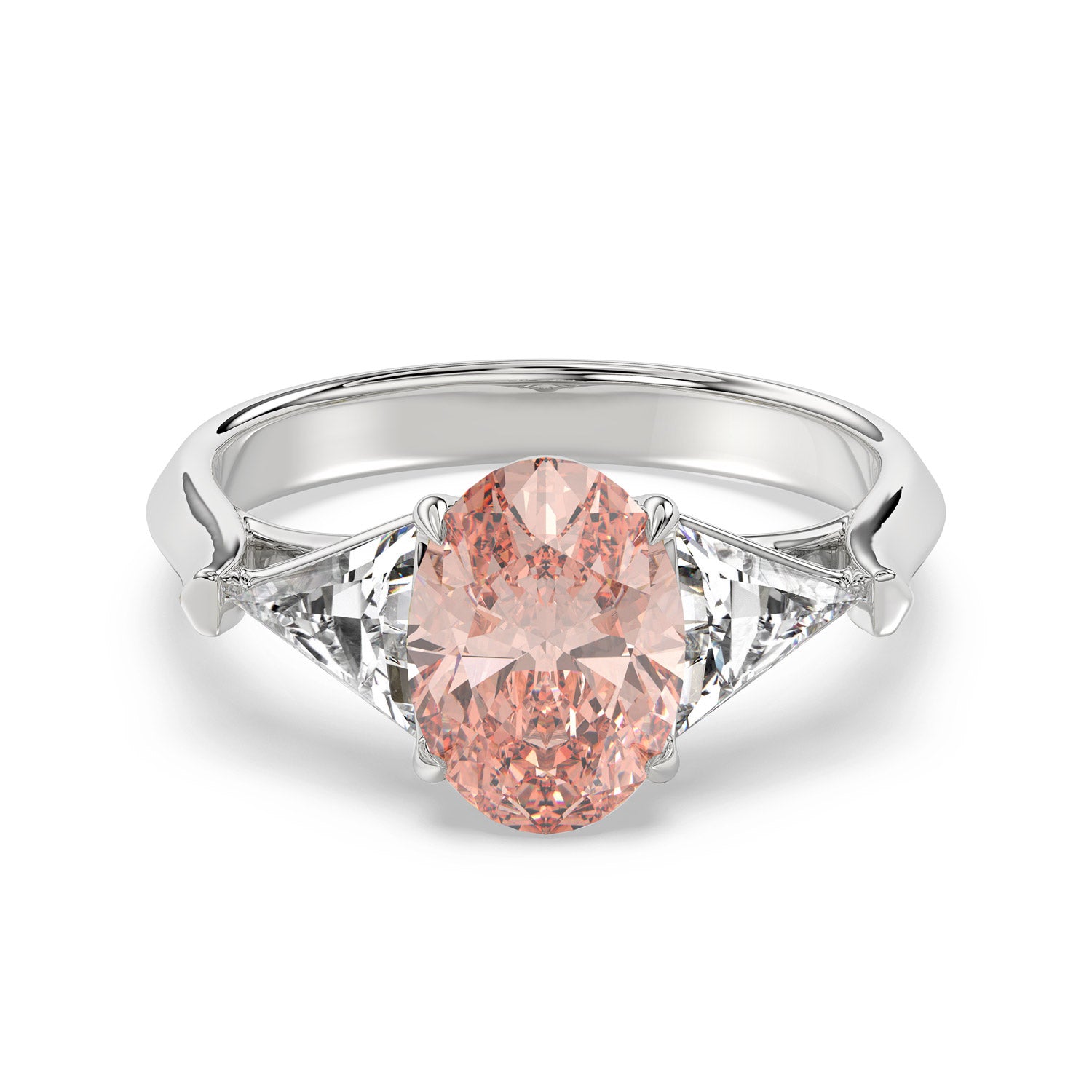 Talon Setting Three Stone Ring Diamonds Rings