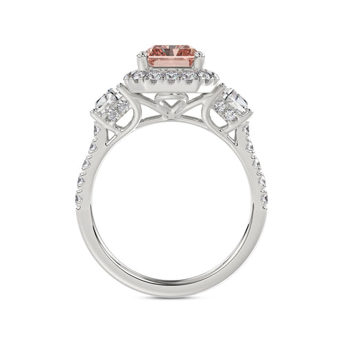 Talon Setting Halo Diamonds Rings