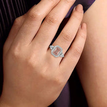 Talon Setting Halo Diamonds Rings