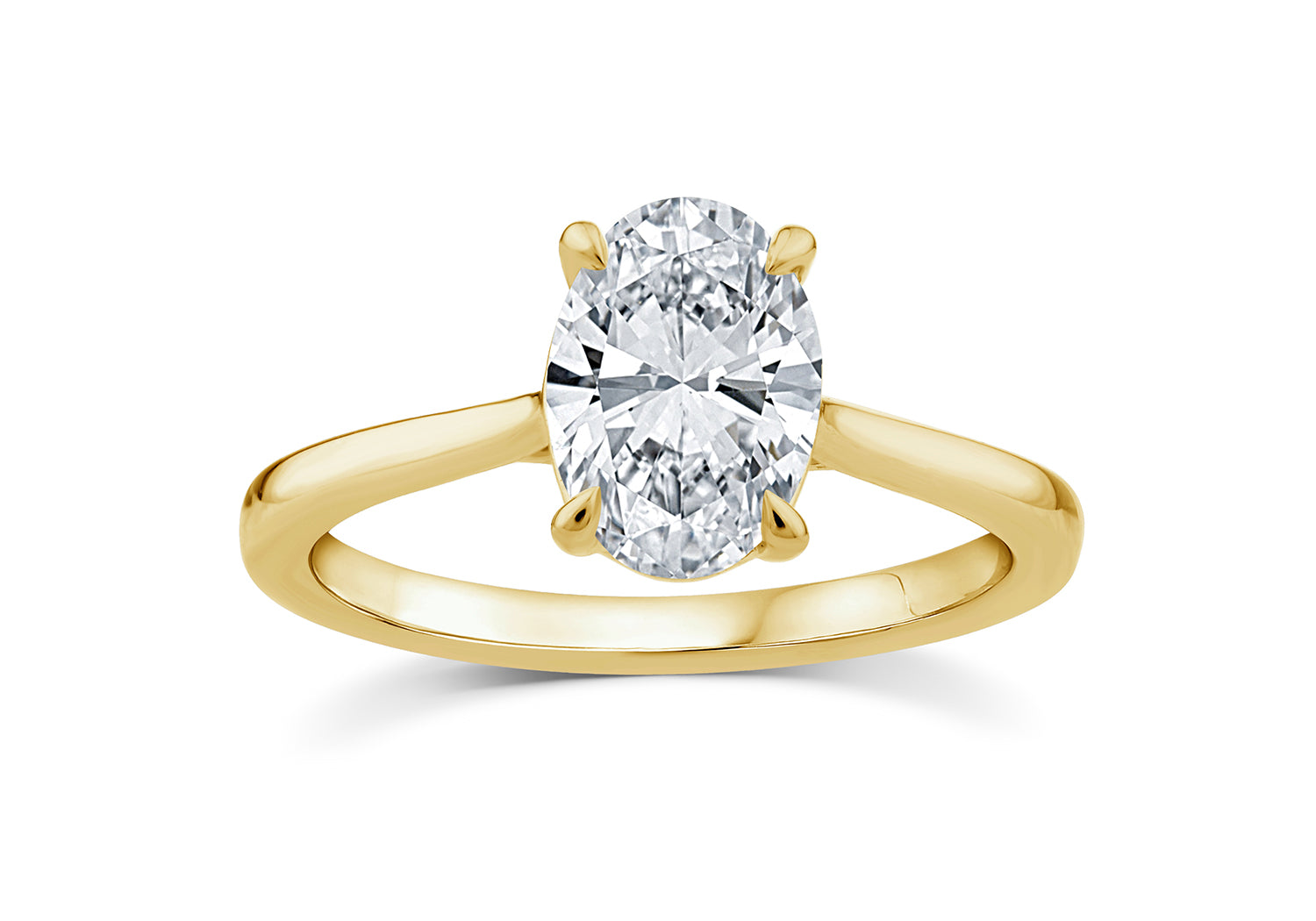 Talon Setting Solitaire Diamonds Rings