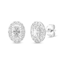 Talon Setting HaloDiamonds Earrings