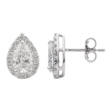 Talon Setting HaloDiamonds Earrings