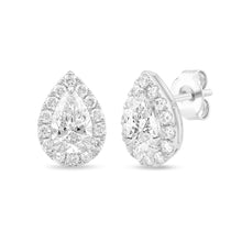 Talon Setting HaloDiamonds Earrings