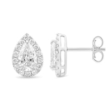 Talon Setting HaloDiamonds Earrings