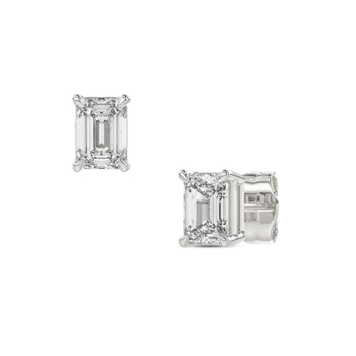 Bezel Setting StudsDiamonds Earrings