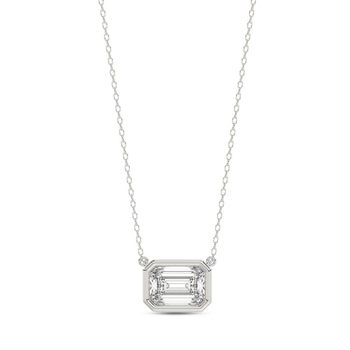 Bezel Setting Single Stone Diamonds Pendants