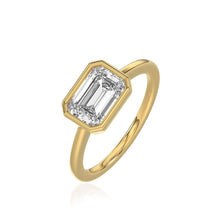 Bezel Setting Solitaire Diamonds Rings