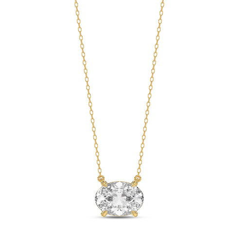 Talon Setting Single Stone Diamonds Pendants