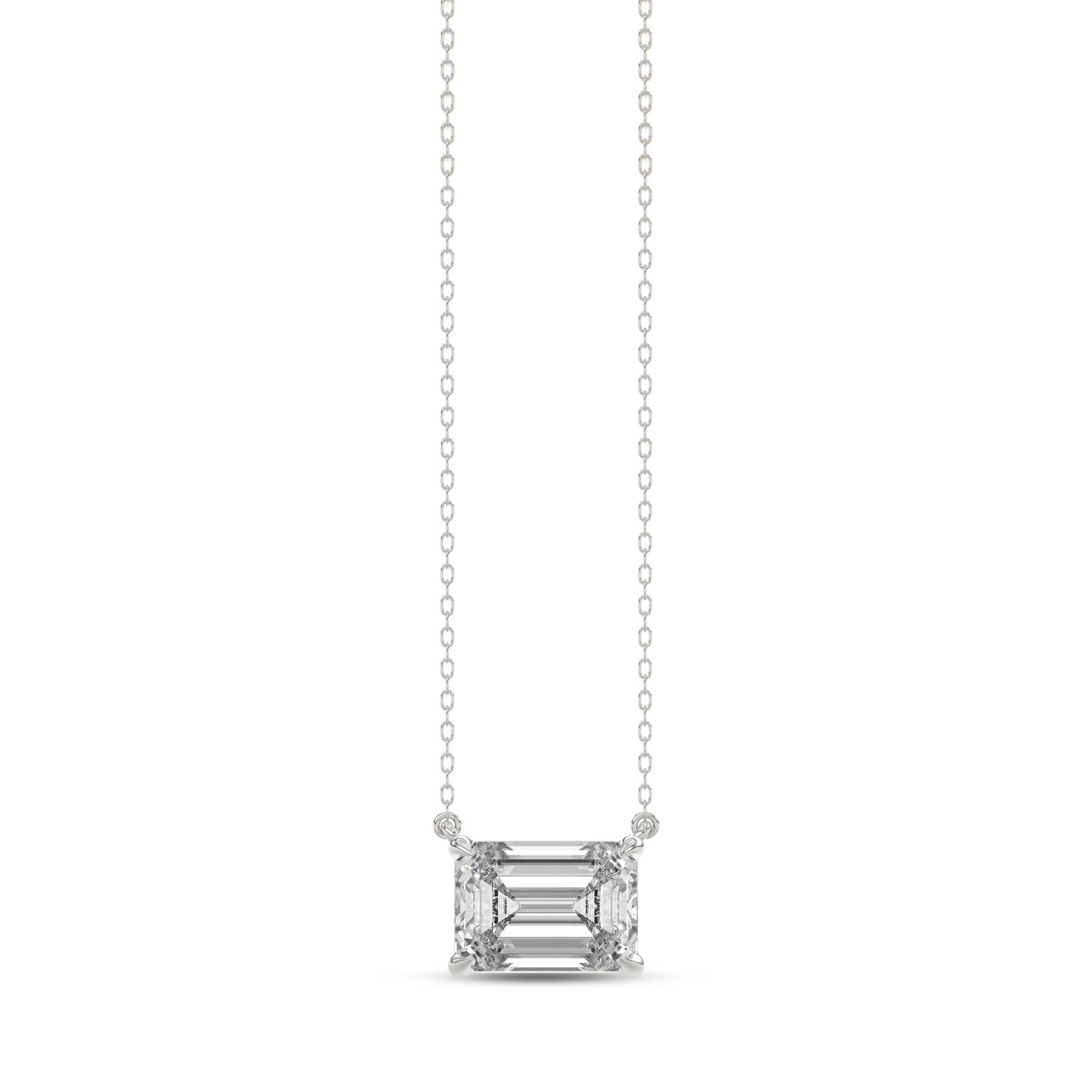 Talon Setting Single Stone Diamonds Pendants