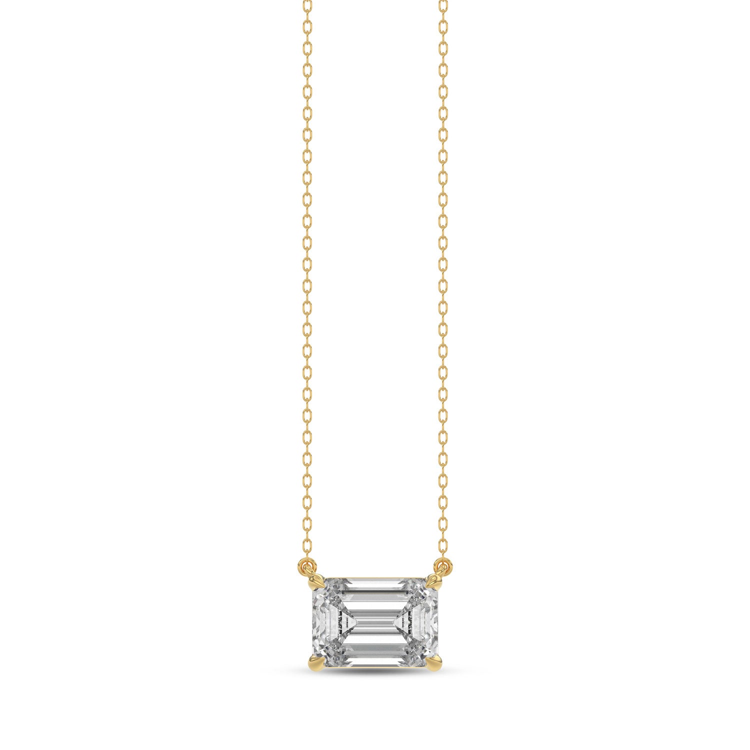 Talon Setting Single Stone Diamonds Pendants