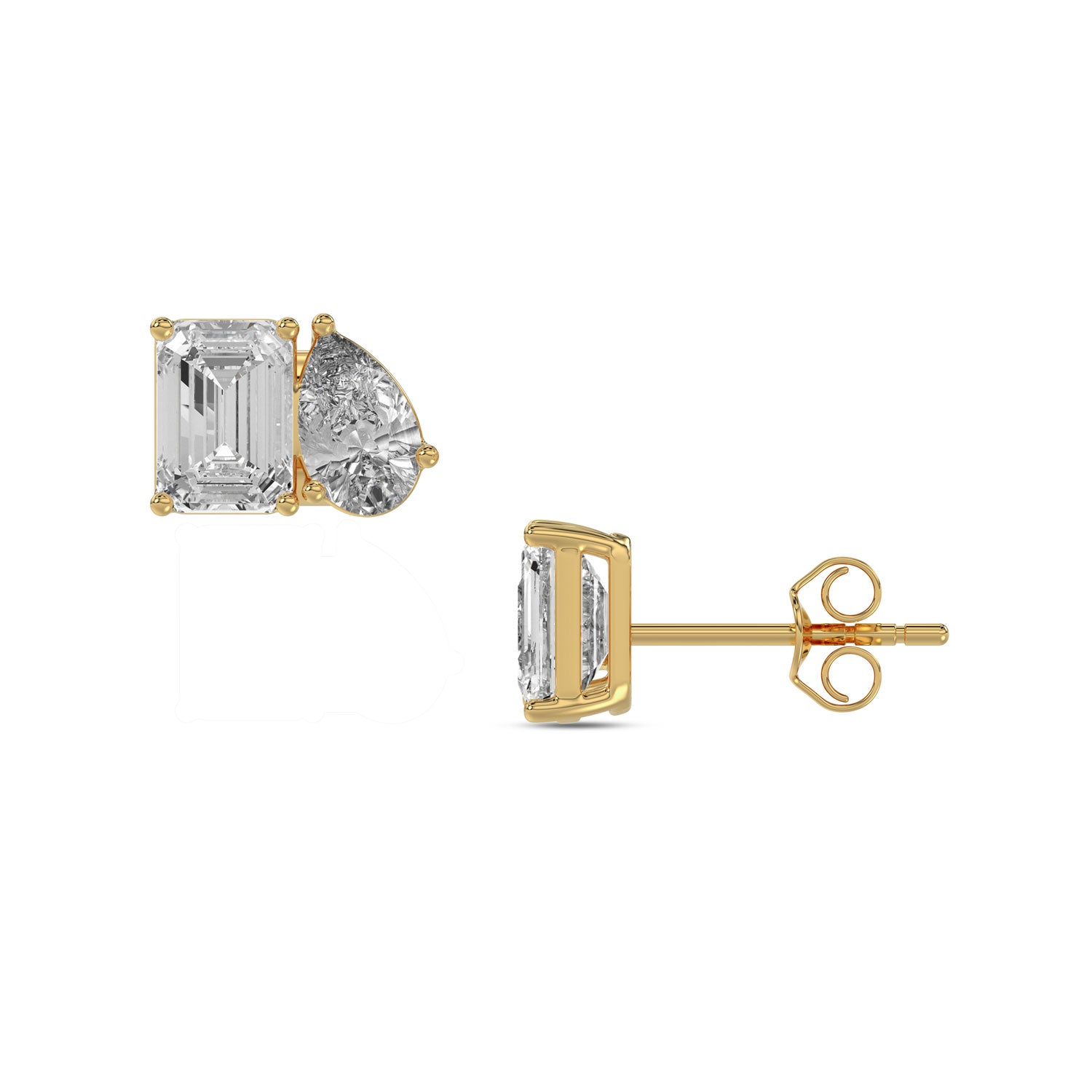 Talon Setting StudsDiamonds Earrings